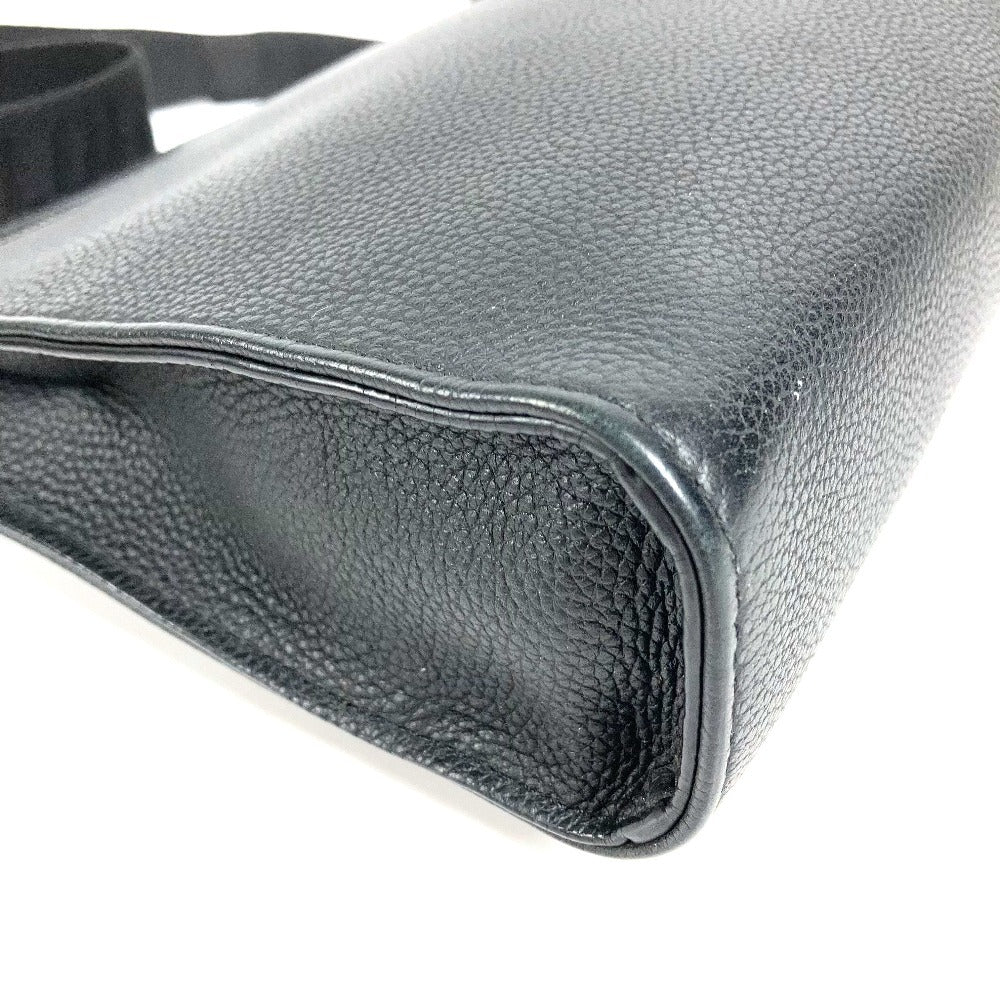 LOUIS VUITTON M59329 アエログラム メッセンジャーヴォワヤージュ カバン 斜め掛け ポシェット 2WAYバッグ クラッチバッグ ショルダーバッグ レザー ユニセックス ブラック