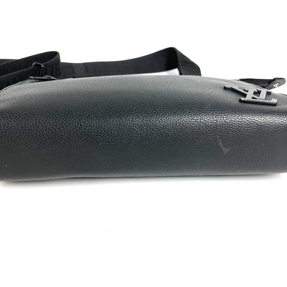 LOUIS VUITTON M59329 アエログラム メッセンジャーヴォワヤージュ カバン 斜め掛け ポシェット 2WAYバッグ クラッチバッグ ショルダーバッグ レザー ユニセックス ブラック