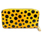 LOUIS VUITTON M91571 Dot Infinity Yayoi Kusama Polka Dot Zippy Wallet, Long Wallet with Round Zipper, Patent Leather, Women's, Yellow
