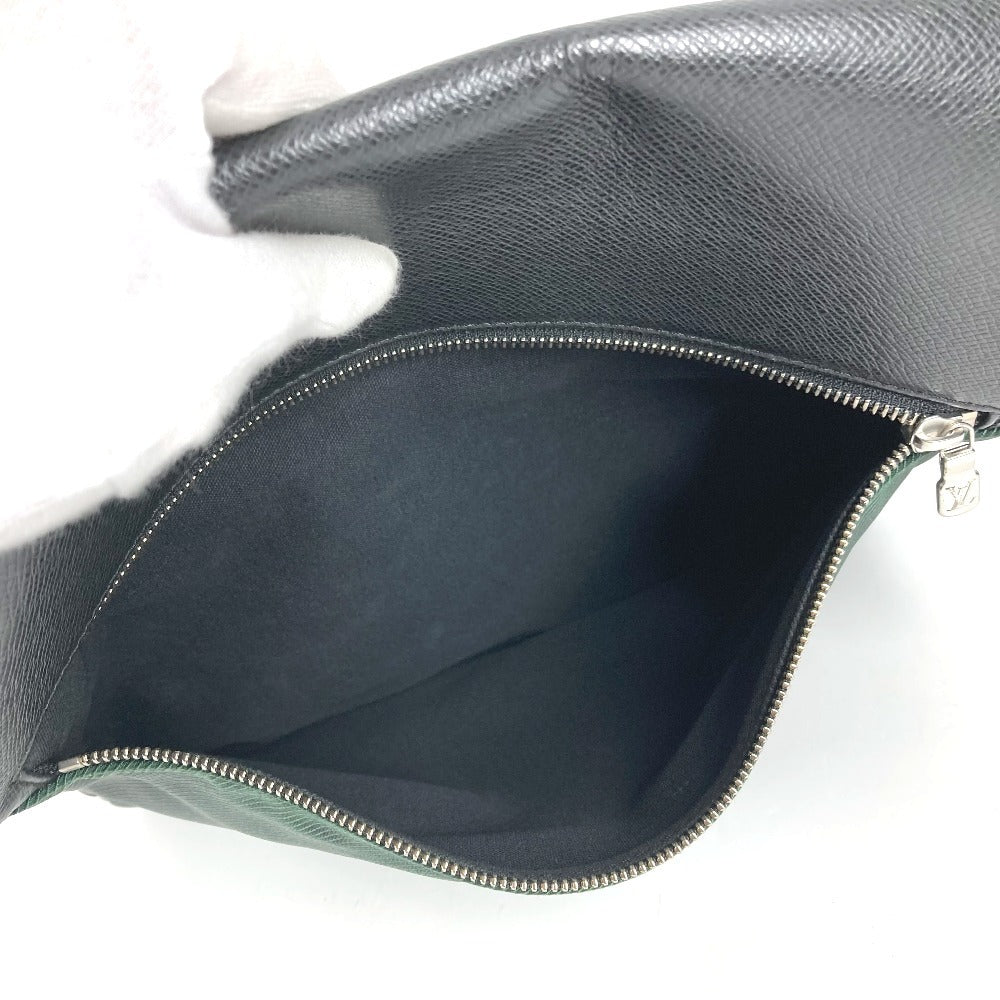 LOUIS VUITTON M30142 タイガ ヴィクトール カバン 斜め掛け メッセンジャーバッグ フラップ ショルダーバッグ タイガレザー ユニセックス アルドワーズ ブラック