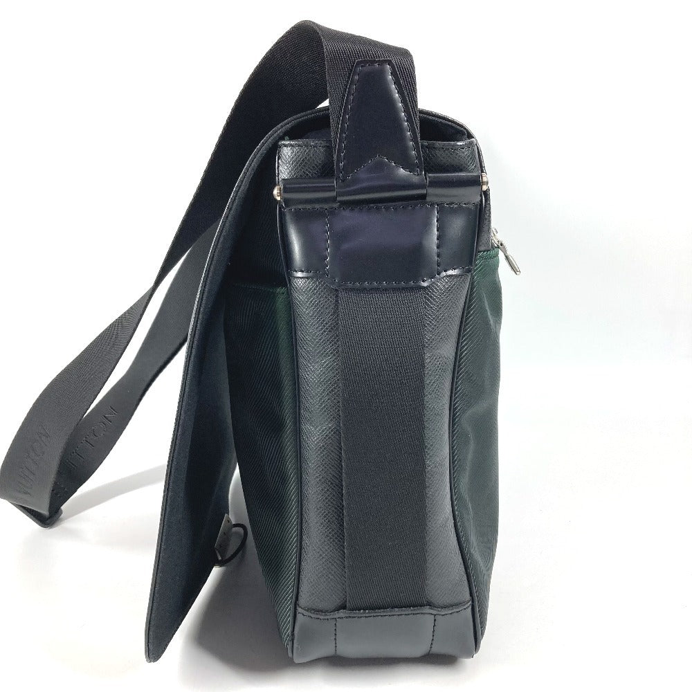 LOUIS VUITTON M30142 タイガ ヴィクトール カバン 斜め掛け メッセンジャーバッグ フラップ ショルダーバッグ タイガレザー ユニセックス アルドワーズ ブラック