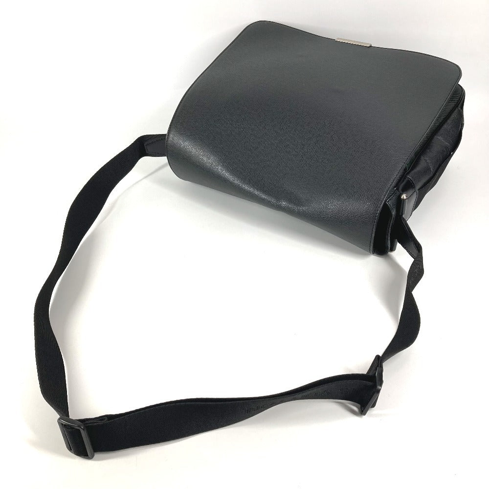 LOUIS VUITTON M30142 タイガ ヴィクトール カバン 斜め掛け メッセンジャーバッグ フラップ ショルダーバッグ タイガレザー ユニセックス アルドワーズ ブラック
