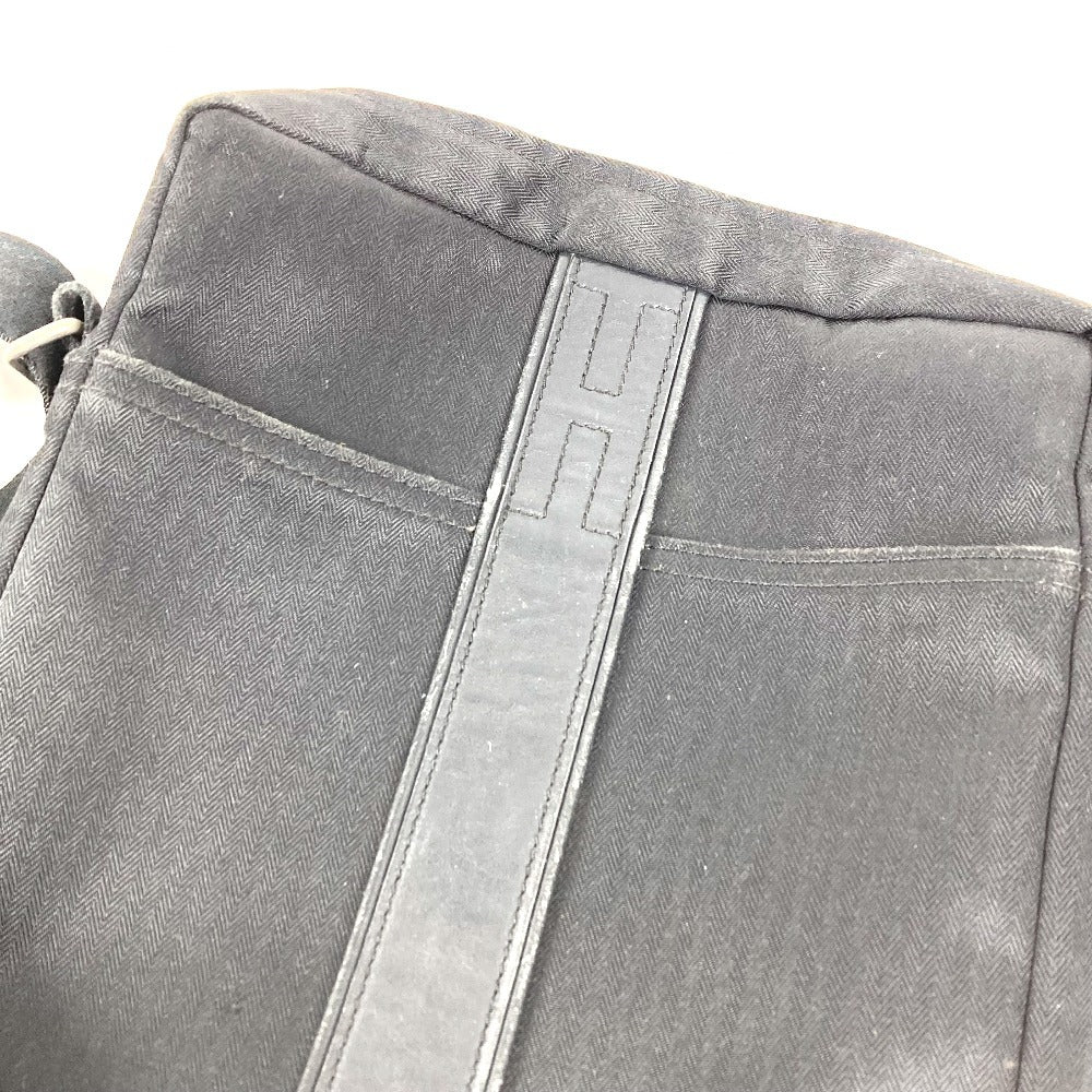 HERMES アカプルコ バンドリエール PM カバン 斜め掛け ポシェット ショルダーバッグ キャンバス ユニセックス ブラック