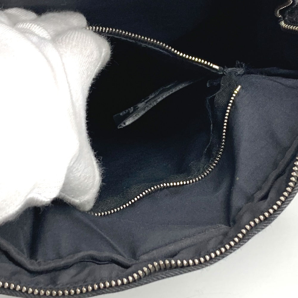 HERMES アカプルコ バンドリエール PM カバン 斜め掛け ポシェット ショルダーバッグ キャンバス ユニセックス ブラック