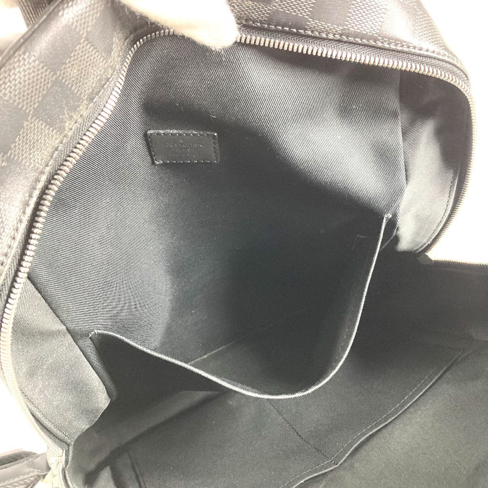 LOUIS VUITTON N40306 Damier Infini Canvas Backpack, Unisex, Damier Infini Leather, Onyx and Black
