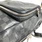 LOUIS VUITTON N40306 Damier Infini Canvas Backpack, Unisex, Damier Infini Leather, Onyx and Black