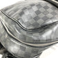 LOUIS VUITTON N40306 Damier Infini Canvas Backpack, Unisex, Damier Infini Leather, Onyx and Black