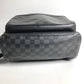 LOUIS VUITTON N40306 Damier Infini Canvas Backpack, Unisex, Damier Infini Leather, Onyx and Black