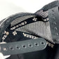 CHROME HEARTS ロゴ バイカラー メッシュ 帽子 キャップ帽 ベースボール メッシュ キャップ コットン ユニセックス ブラック