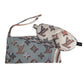 LOUIS VUITTON GI0614 ナイトグッズ 睡眠用 モノグラム アイマスク・ブルーシェル ポーチセット 巾着ポーチ アイマスク シルク ユニセックス ピンク系