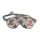 LOUIS VUITTON GI0614 ナイトグッズ 睡眠用 モノグラム アイマスク・ブルーシェル ポーチセット 巾着ポーチ アイマスク シルク ユニセックス ピンク系