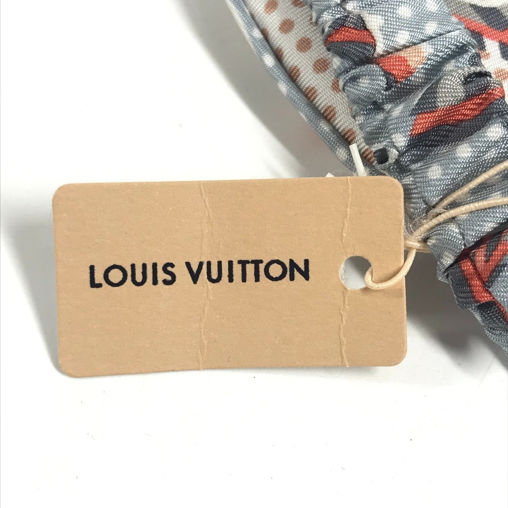 LOUIS VUITTON GI0614 ナイトグッズ 睡眠用 モノグラム アイマスク・ブルーシェル ポーチセット 巾着ポーチ アイマスク シルク ユニセックス ピンク系