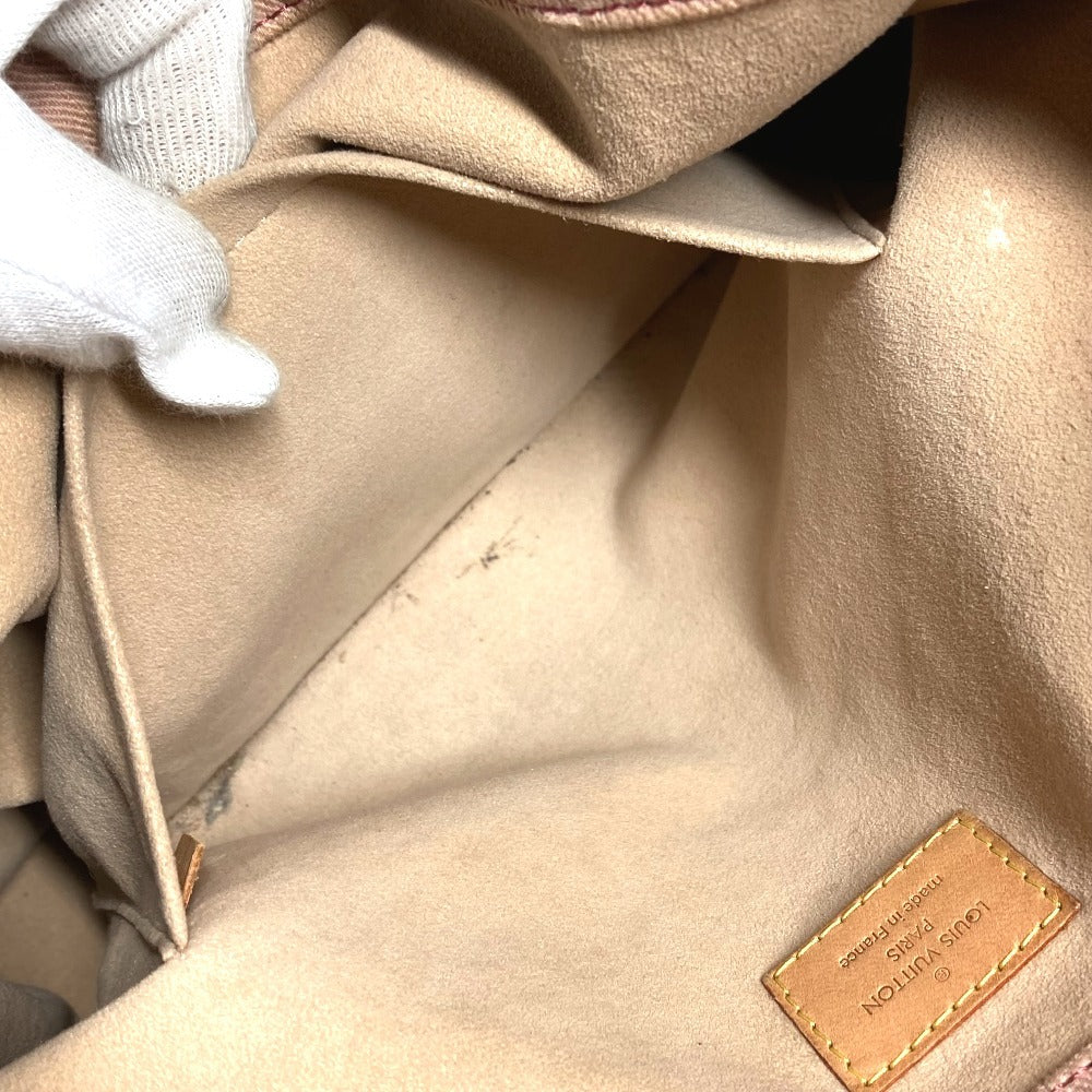 LOUIS VUITTON M40417 Monogram Denim Sunray Flap Shoulder Bag in Monogram Denim Canvas, Women's, Rouge Fauvist Pink