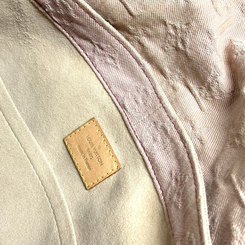 LOUIS VUITTON M40417 Monogram Denim Sunray Flap Shoulder Bag in Monogram Denim Canvas, Women's, Rouge Fauvist Pink