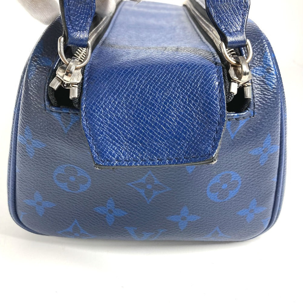 LOUIS VUITTON M30849 タイガラマ ドップ・キット ポーチ ハンドバッグ クラッチバッグ セカンドバッグ タイガレザー ユニセックス ブルー