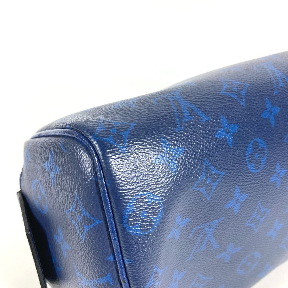 LOUIS VUITTON M30849 タイガラマ ドップ・キット ポーチ ハンドバッグ クラッチバッグ セカンドバッグ タイガレザー ユニセックス ブルー