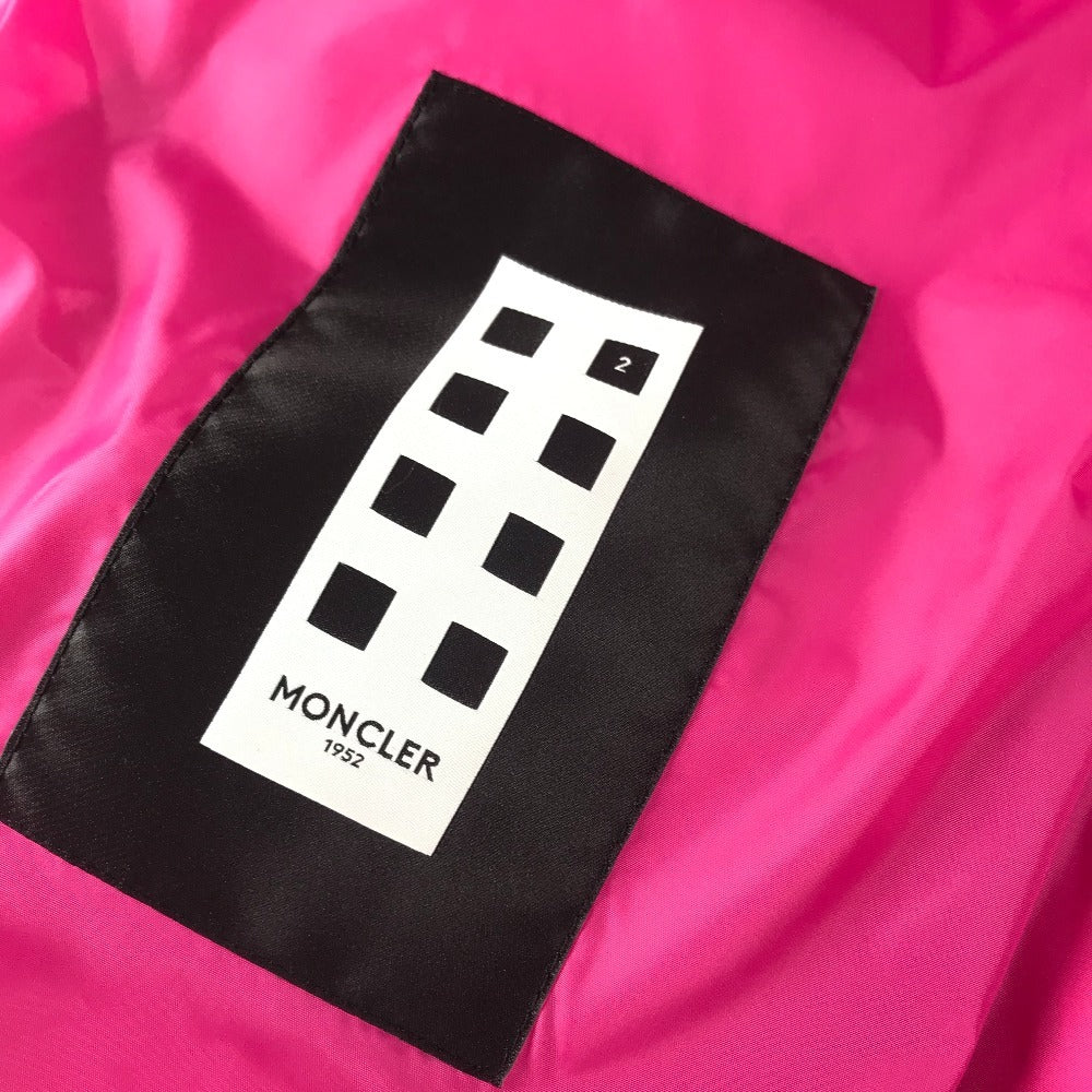 MONCLER アパレル ダウン フーディー フード付き モンクレールジーニアス IBISE GIUBBOTTO アウター 長袖 バイカラー 上着 ダウンジャケット ダウン メンズ ピンク