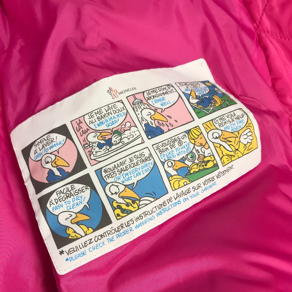 MONCLER アパレル ダウン フーディー フード付き モンクレールジーニアス IBISE GIUBBOTTO アウター 長袖 バイカラー 上着 ダウンジャケット ダウン メンズ ピンク