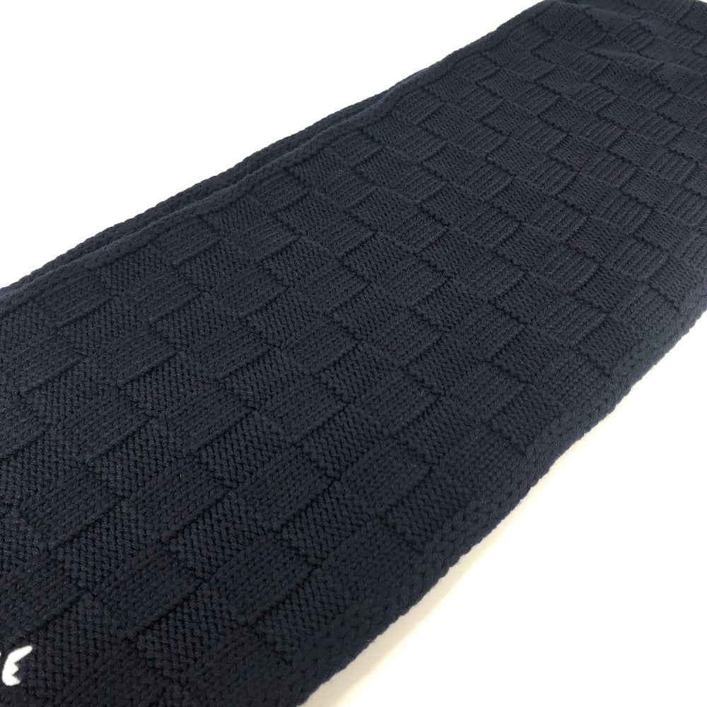 LOUIS VUITTON M96959 マフラーダミエスナッグ バイカラー マフラー ウール ユニセックス ネイビー