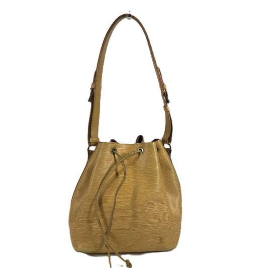 LOUIS VUITTON M44109 エピ プチノエ カバン 巾着 バケツ型 ハンドバッグ ショルダーバッグ エピレザー レディース タッシリイエロー イエロー