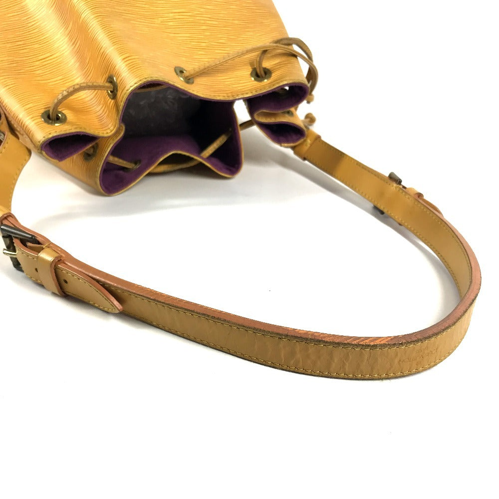 LOUIS VUITTON M44109 エピ プチノエ カバン 巾着 バケツ型 ハンドバッグ ショルダーバッグ エピレザー レディース タッシリイエロー イエロー