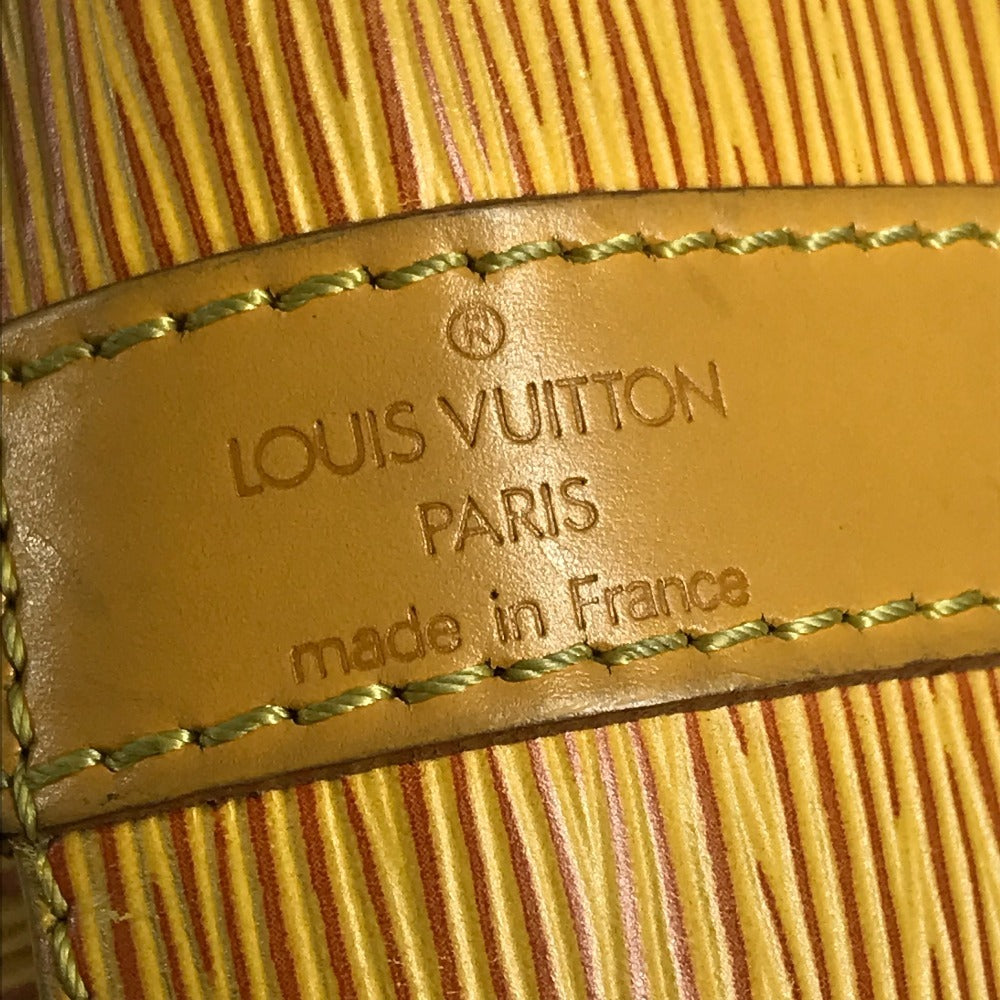 LOUIS VUITTON M44109 エピ プチノエ カバン 巾着 バケツ型 ハンドバッグ ショルダーバッグ エピレザー レディース タッシリイエロー イエロー