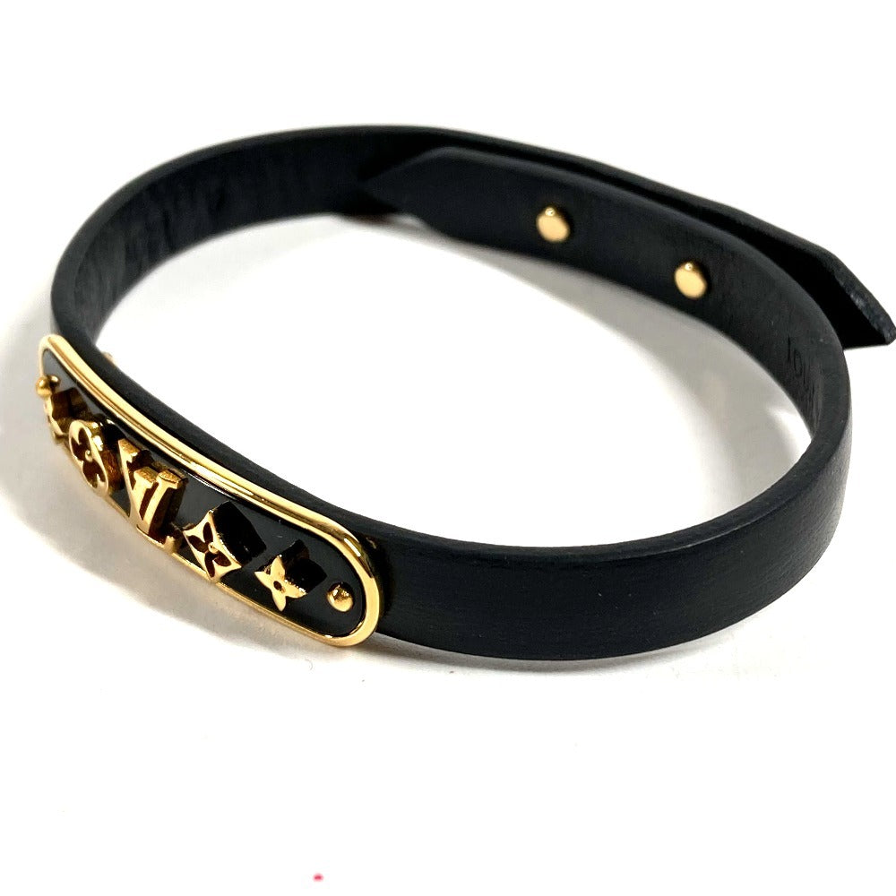 LOUIS VUITTON M8025E モノグラム フラワー ブラスレ・クルーザー アクセサリー バングル ブレスレット レザー レディース