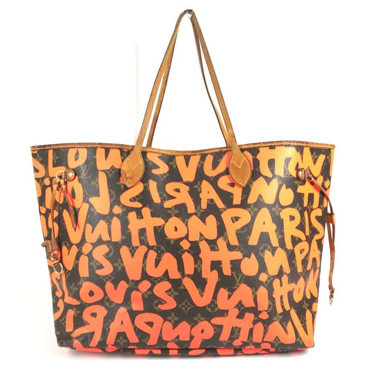 LOUIS VUITTON M93702 モノグラムグラフィティ ネヴァーフル GM ネヴァーフルGM カバン 肩掛け トートバッグ ショルダーバッグ モノグラムグラフィティキャンバス レディース オレンジ