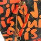 LOUIS VUITTON M93702 Monogram Graffiti Neverfull GM Neverfull GM Bag Shoulder Tote Bag Monogram Graffiti Canvas Women's Orange