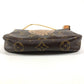 LOUIS VUITTON M60153 Monogram Mini Pochette Accessoires T&B Chain Bag, Pouch, Handbag, Monogram Canvas, Women's, Brown
