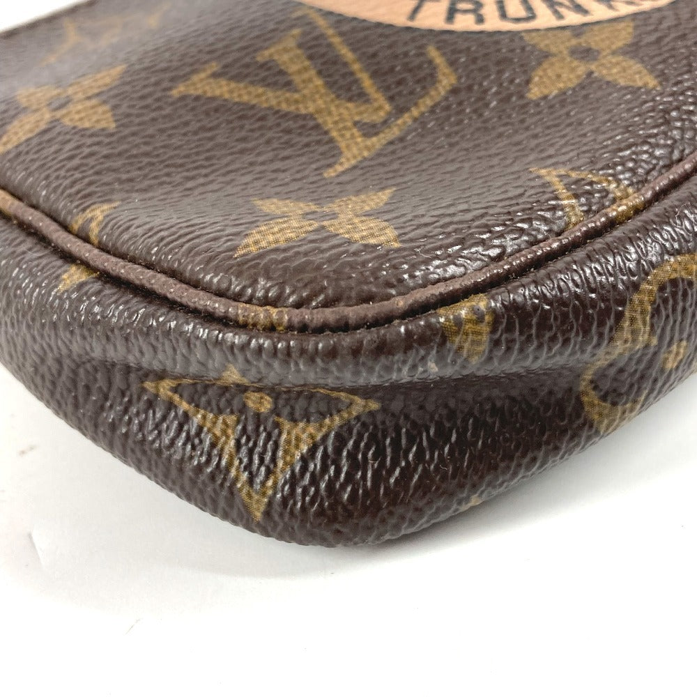 LOUIS VUITTON M60153 Monogram Mini Pochette Accessoires T&B Chain Bag, Pouch, Handbag, Monogram Canvas, Women's, Brown