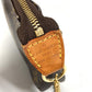 LOUIS VUITTON M60153 Monogram Mini Pochette Accessoires T&B Chain Bag, Pouch, Handbag, Monogram Canvas, Women's, Brown