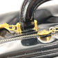 CHANEL 2WAYバッグ CC ココマーク ロゴ バニティバッグ カバン ショルダーバッグ BOX ボックス ハンドバッグ エナメル レディース ブラック