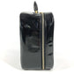 CHANEL กระเป๋า 2WAY CC โลโก้โคโค่ กระเป๋าเครื่องสำอางค์ กระเป๋าสะพายข้าง กล่อง กระเป๋าถือ หนังแก้ว สีดำ สำหรับผู้หญิง