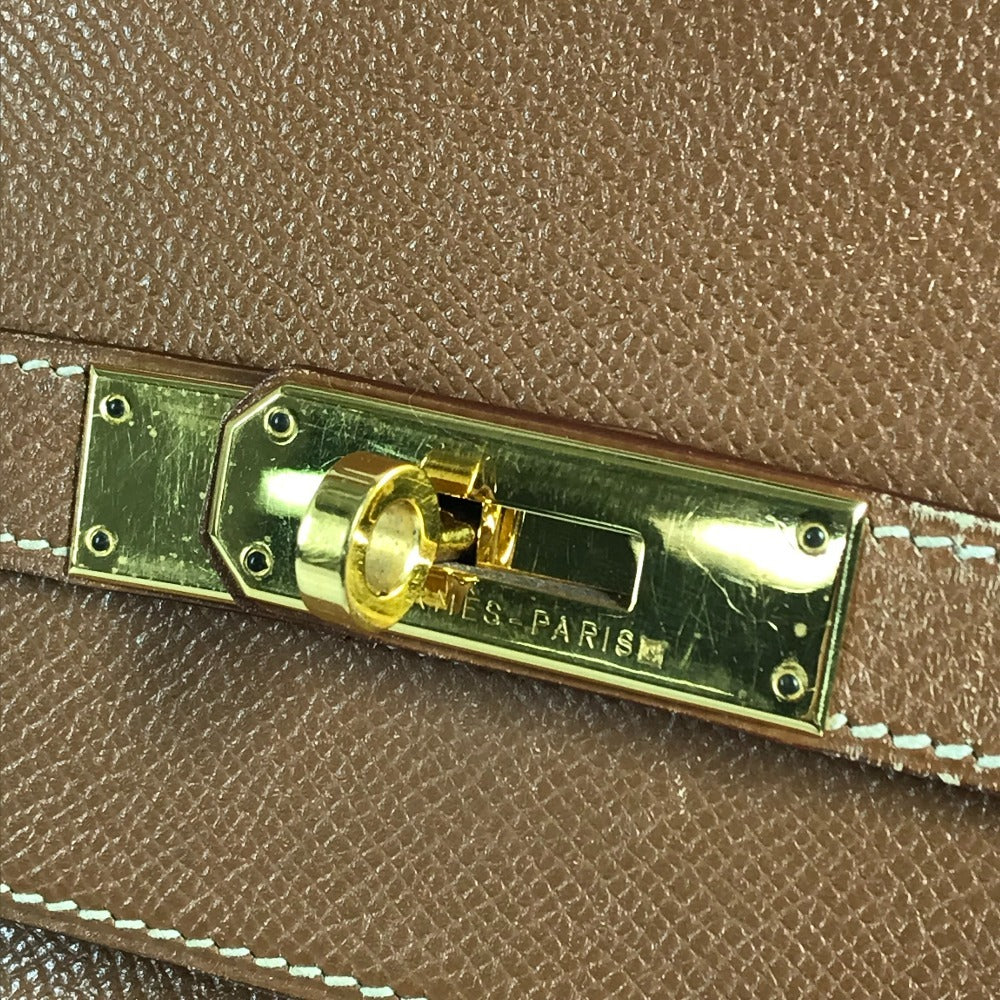 HERMES Birkin 40 Tote Bag, Birkin 40, Handbag, Epsom Leather, Unisex, Gold, Brown