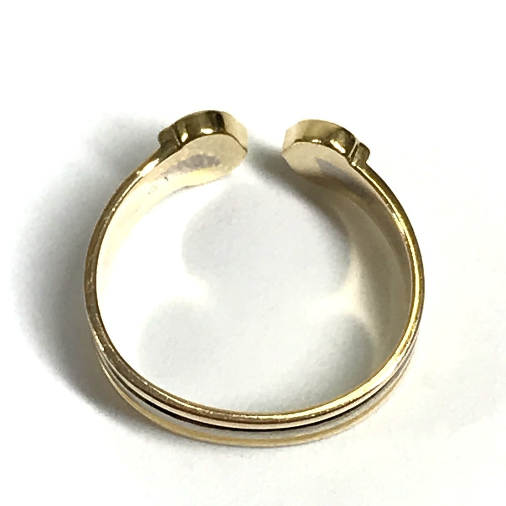 CARTIER 2C リング アクセサリー ジュエリー 金 K18 18K リング・指輪 Au750 レディース ゴールド×ピンクゴールド×シルバー