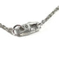 LOUIS VUITTON Q93560 Diamond Pendant Lockit XS Diamond Accessory Jewelry Gold K18 18K Necklace WG750 Unisex Silver