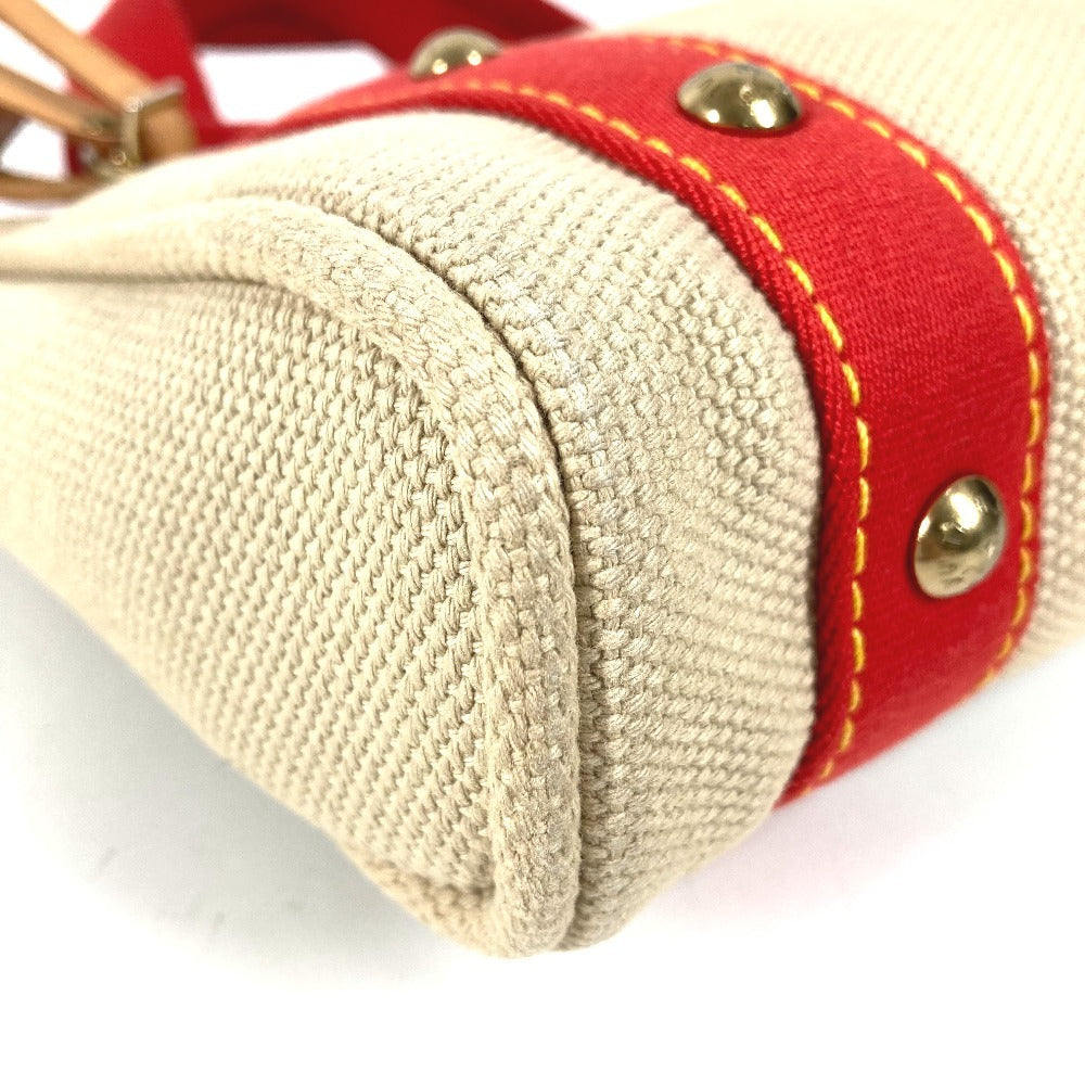 LOUIS VUITTON M40038 アンティグア カバ PM カバPM トートバッグ カバン ハンドバッグ コットン レディース ベージュ