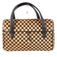 LOUIS VUITTON M92131 ダミエソバージュ ライオン カバン フラップ トートバッグ ハンドバッグ ハラコ レディース ブラウン