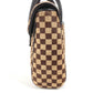 LOUIS VUITTON M92131 ダミエソバージュ ライオン カバン フラップ トートバッグ ハンドバッグ ハラコ レディース ブラウン
