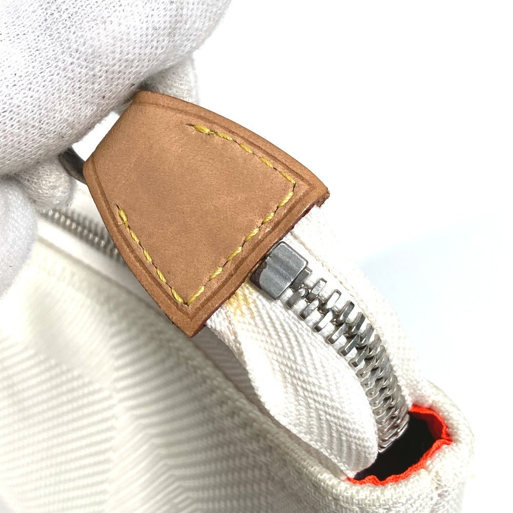 LOUIS VUITTON M80634 ダミエジェアン ボランティア 巾着バッグ 2003年ルイヴィトンカップ カバン 斜め掛け ポーチ付き ショルダーバッグ ダミエジェアンキャンバス ユニセックス ホワイト