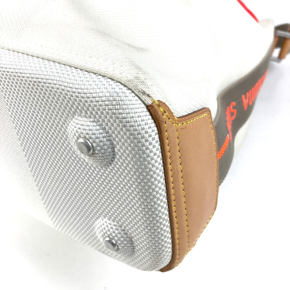 LOUIS VUITTON M80634 ダミエジェアン ボランティア 巾着バッグ 2003年ルイヴィトンカップ カバン 斜め掛け ポーチ付き ショルダーバッグ ダミエジェアンキャンバス ユニセックス ホワイト