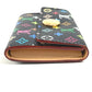 LOUIS VUITTON M60007 モノグラムマルチカラー ポルトモネ コージー 財布 小銭入れ フラップ コインケース モノグラムマルチカラーキャンバス レディース ノワール ブラック