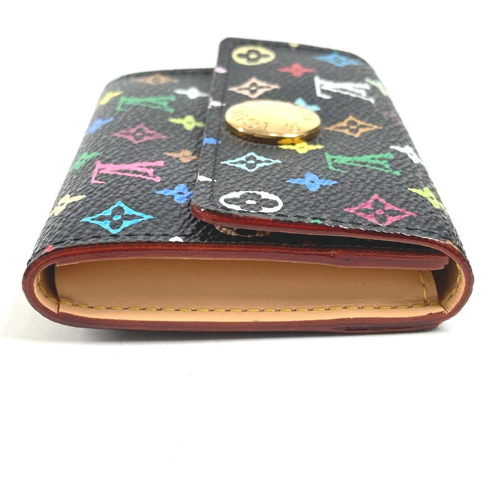 LOUIS VUITTON M60007 モノグラムマルチカラー ポルトモネ コージー 財布 小銭入れ フラップ コインケース モノグラムマルチカラーキャンバス レディース ノワール ブラック
