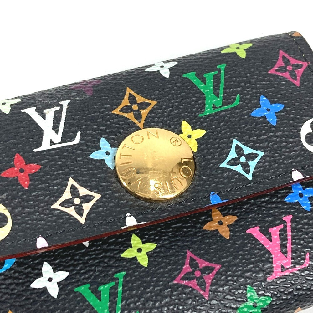 LOUIS VUITTON M60007 モノグラムマルチカラー ポルトモネ コージー 財布 小銭入れ フラップ コインケース モノグラムマルチカラーキャンバス レディース ノワール ブラック