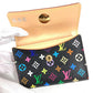 LOUIS VUITTON M60007 モノグラムマルチカラー ポルトモネ コージー 財布 小銭入れ フラップ コインケース モノグラムマルチカラーキャンバス レディース ノワール ブラック