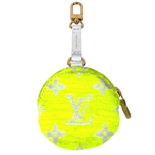 LOUIS VUITTON M20752 Monogram LV Match Ellipse BB Charm Only Bag Charm Key Ring Canvas/Leather Women's Yellow