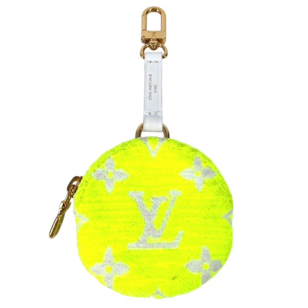 LOUIS VUITTON M20752 Monogram LV Match Ellipse BB Charm Only Bag Charm Key Ring Canvas/Leather Women's Yellow