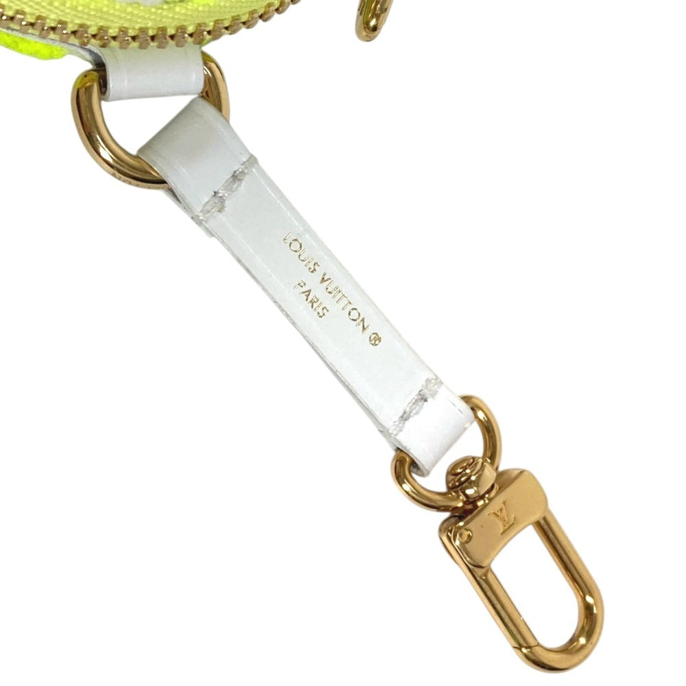 LOUIS VUITTON M20752 Monogram LV Match Ellipse BB Charm Only Bag Charm Key Ring Canvas/Leather Women's Yellow