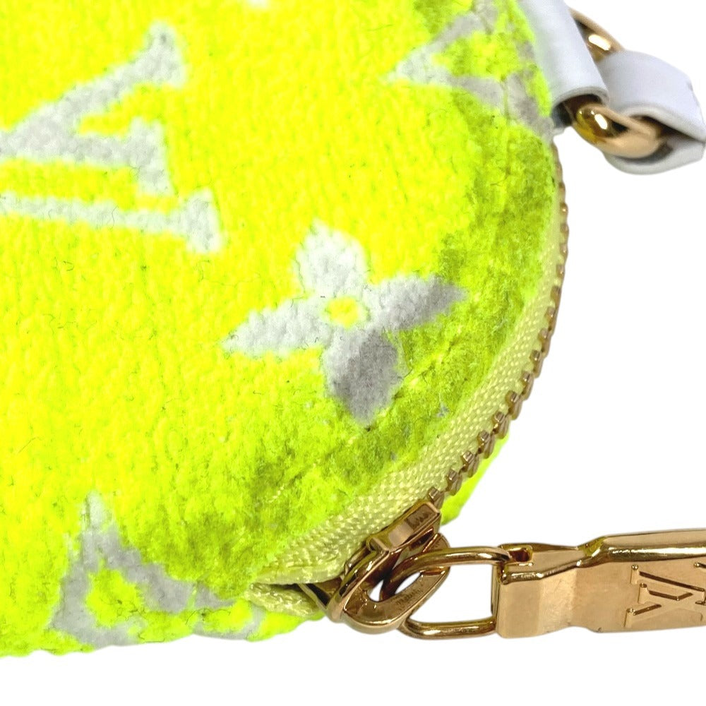 LOUIS VUITTON M20752 Monogram LV Match Ellipse BB Charm Only Bag Charm Key Ring Canvas/Leather Women's Yellow